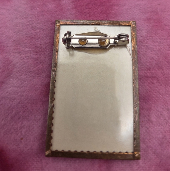 867.  Vintage 1984 Postage Stamp Pin - Picture 2 of 5